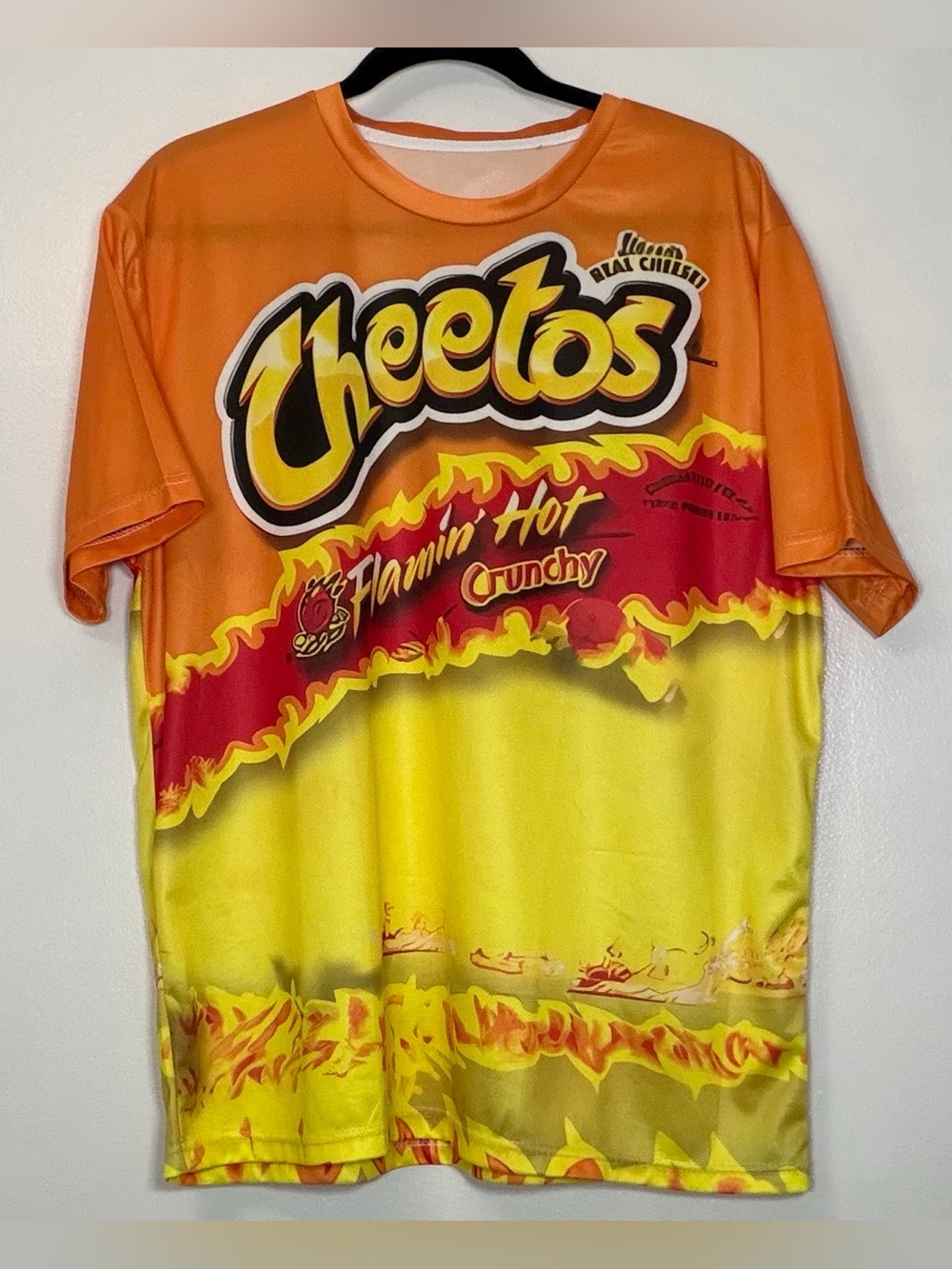 Men’s 'Flamin' Hot Graphic Tee - Orange/Yellow